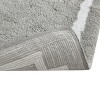 ChicFurnit Bath Rug and Mat Non-Skid Cotton Bath Rug for Safe Bathroom Use, Gray, 72"*24"*0.5" - 4 of 4