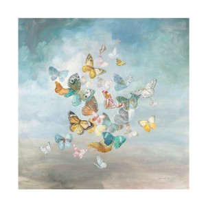 Trademark Fine Art -Danhui Nai 'Beautiful Butterflies' Canvas Art - 1 of 4