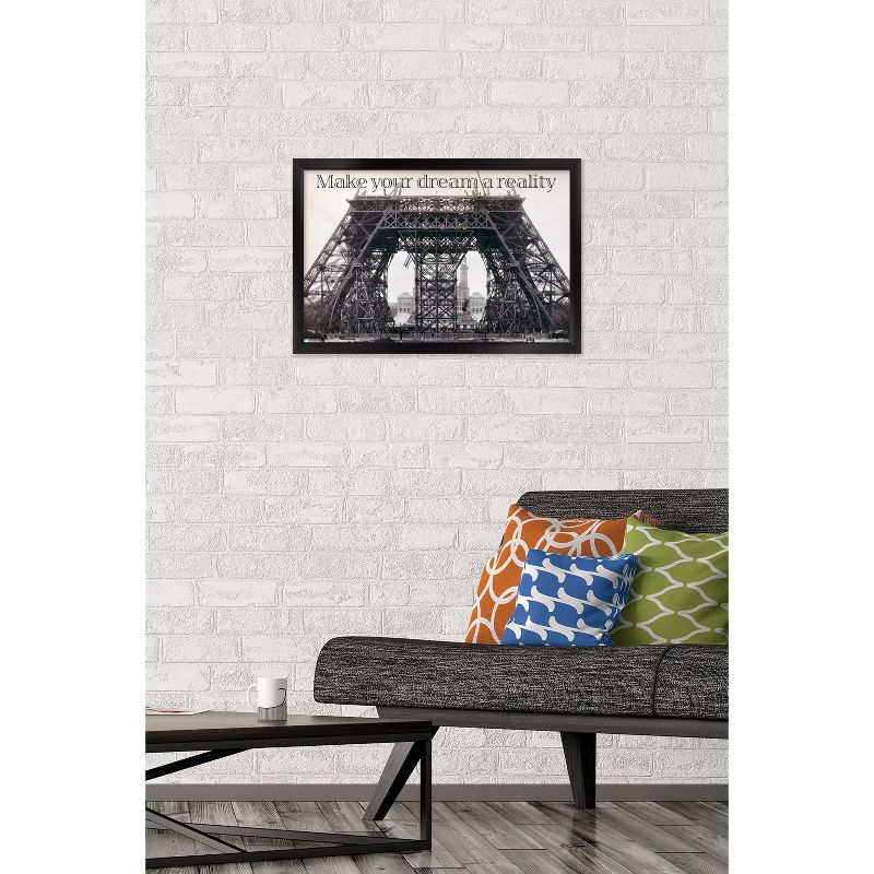 Trends International Eiffel Tower Construction Framed Wall Poster Prints, 2 of 7