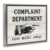 Stupell Industries Complaint Department 100 Miles Away, 31" x 25" - 3 of 4