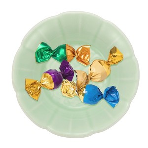 Unique Bargains Ceramic Decorative Lotus Pattern Mini Candy Serving Platter 4.25" - 1 of 4