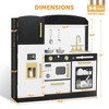 Kinder King Wooden Kids Play Kitchen, Toy Kitchen Playset for Toddler, Pretend Oven, Microwave,  Realistic Kitchen Sets for Boys Girls Age 3+ - 3 of 4