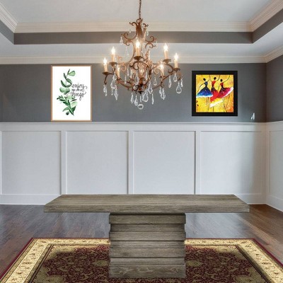 Salvaged Light Oak Rectangular Reclaimed Wood Dining Table