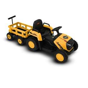 Kids Ride On Tractor, 12V Battery Powered Tractor Car Toy - 1 of 1