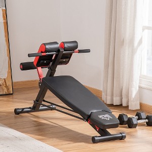 Whisen  Adjustable 2-in-1 Preacher Curl and Tricep Extension Strength Training Machine with Adjustable Seat and Elbow Cushion - Black - 1 of 4