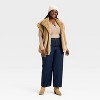 Women's Faux Fur Vest - Universal Thread™ Tan - 3 of 3