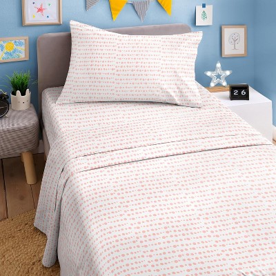 Kids 4 Piece Bed Sheet Set - Cute & Cozy Wrinkle-Resistant with Vibrant Designs - CGK Linens.