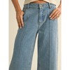 Women's Wide Hem Jeans - MIOU MUSE - 4 of 4