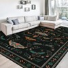 Insect Washable Soft Area Rugs for Living Room Bedroom Dining Room Stain Resistant Ultra-Thin Non Slip Rug Large Carpet for Office Nursery Bedroom - 2 of 4