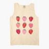 Simply Sage Market Strawberry Watercolor Chart Garment Dyed Tank - 3 of 3
