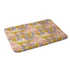 Lathe Quill Color Block Monstera Heavy Memory Foam Bath Rug - Deny Designs: Non Slip, Microfiber, Machine Washable - image 2 of 3