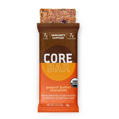 CORE Organic Refrigerated Oat Bar Peanut Butter Chocolate - 2oz