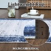 Large Modern Area Rug,Washable Non-Slip Low Pile Foldable Carpet for Living Room Bedroom Playroom Home Office,Distressed Contemporary Rug - 4 of 4
