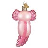 Old World Christmas Blown Glass Ornament for Christmas Tree, Axolotl with Candy Cane - 3 of 4