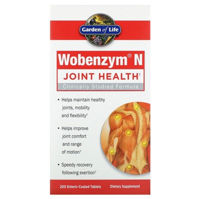 Wobenzym N Joint Health, 200 Enteric-Coated Tablets