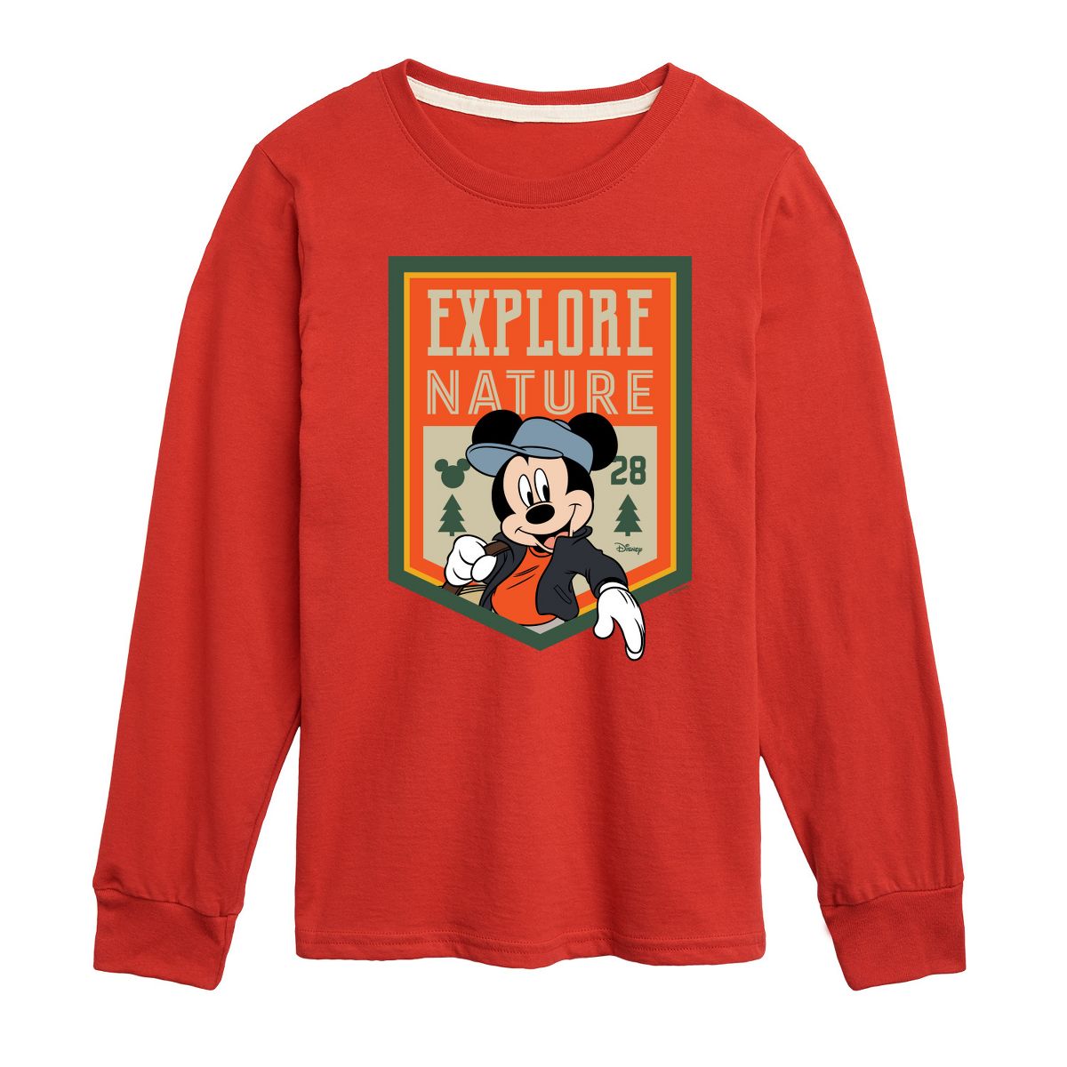 Boys' - Disney - Explore Nature Long Sleeve Graphic T-Shirt - thumbnail 9