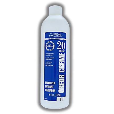 L'Oreal 20 VOLUME / 6% OREOR CREAM Color DEVELOPER (16 OZ) Loreal for Professional Hair Coloring Dye Haircolor