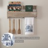 Sawyer Mill Blue Barn Muslin Bleached White Tea Towel 19x28 - 3 of 4