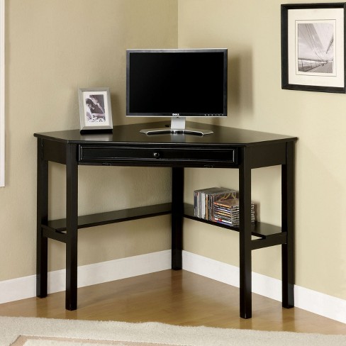 Erona Modern Corner Computer Desk Black Mibasics Target