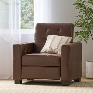 GDFStudio Langseth Contemporary Tufted Pushback Recliner - 1 of 4