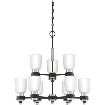 Quoizel Lighting Conrad 9 - Light Chandelier in  Brushed Nickel