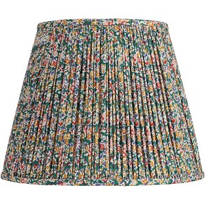 Springcrest Misha Green Floral Pleated Lamp Shade 9x14x11 - 1 of 4