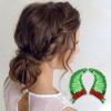 Unique Bargains Christmas Hair Clips 8 Pcs - 2 of 4