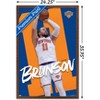 Trends International NBA New York Knicks - Jalen Brunson 24 Framed Wall Poster Prints - 3 of 4