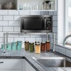 FONTOI Storage Racks, 1-Tier Shelving Unit with Adjustable Wire Shelf, Wire Stackable Storage for Entrance Garage Kitchen, Sliver, 30"*15"*14" - 2 of 4