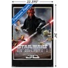 Trends International Star Wars: The Phantom Menace - 3D One Sheet Unframed Wall Poster Prints - 3 of 4