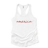 Simply Sage Market America Cursive Racerback Tank - 2 of 4