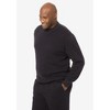 KingSize Men's Big & Tall French Terry Crewneck Sweatshirt - 4 of 4