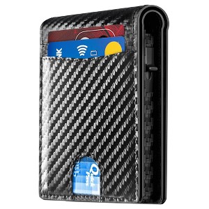 Generic 2025 Wallet for Men - RFID Blocking [Functional & Practical] Bifold Slim Minimalist Credit Card Holder Pop Up Wallet - 1 of 4