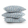 Deny Designs 18"x18" Schatzi Brown Celine Emma Leaf Vine Throw Pillow Blue - 4 of 4