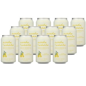Needs & Wants By Slingshot Coffee Co. Citrus Elderflower Sparkling Superfruit Tea - Case of 12/10.5 oz - 1 of 4
