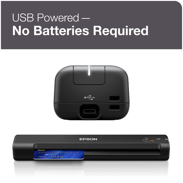 Epson WorkForce ES-50 Portable Sheet-fed Document Scanner, 6 of 10