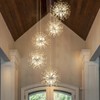 LLHZSY 40-Lights Modern Glam Globe Crystal Chandelier - 5-Globes - Chrome - 2 of 4