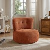 Art Leon Jacquard Flannel Fabric Modern Swivel Accent Side Chair - 2 of 4
