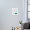 Deny Designs Maritza Lisa Single White Abstract Flower Framed Wall Art Print - 3 of 4