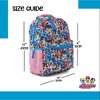 Powerpuff Girls Classic Allover Backpack - Mojo Jojo, Blossom, Bubbles and Buttercup - Officially Licensed Powerpuff Girls School Bookbag, Pink - 4 of 4