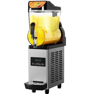 Garvee Commercial Slushy Machine, 450W Stainless Steel Slushie Maker, Fast Cooling & Low-Noise, Auto-Clean for Restaurants, Cafes, Food Trucks - 1 of 4