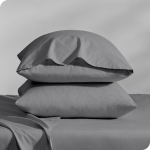 300 Thread Count Organic Cotton Percale Pillowcase Set by Bare Home - 1 of 4