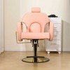 LOVMOR 360° Swivel Reclining Salon Barber Chair with Heavy Duty Hydraulic Pump for Hair Stylists Home Barbershops - 4 of 4