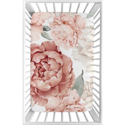 Floral mini crib sheet sale