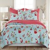 Levtex Home - Merry & Bright Gnome for the Holidays Mint Quilt - 3 of 4