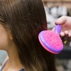 Michel Mercier The Girlie Detangle Brush - Painless Detangling Brush - Easy Grip Hair Brush Design - Thick and Curly Hair - Pink-Purple - 1 pc - 4 of 4