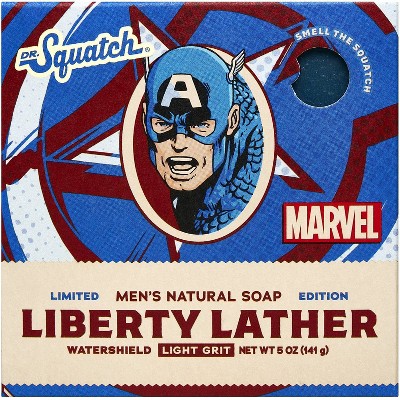 DR. SQUATCH Men's All Natural Bar Soap - Liberty Lather - 5oz