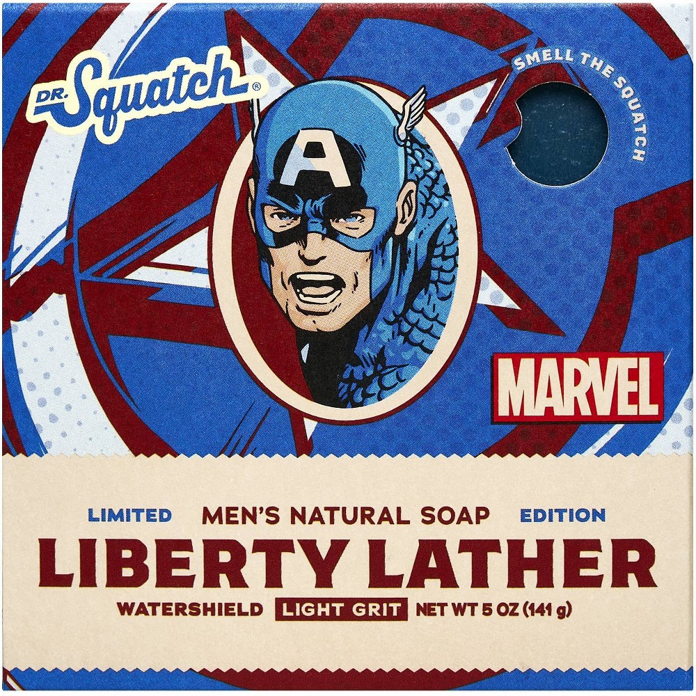 Photos - Soap / Hand Sanitiser DR. SQUATCH Men's All Natural Bar Soap - Liberty Lather - 5oz