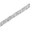 Haus of Brilliance Silver 1.0 cttw Miracle-Set Diamond Tennis Bracelet - 3 of 4