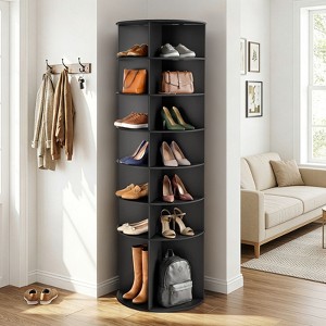 Karl Home 7-Tier 360° Rotating WPC Shoe Rack 72.4 Height : Target